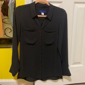 Long sleeve women dress shirt button down